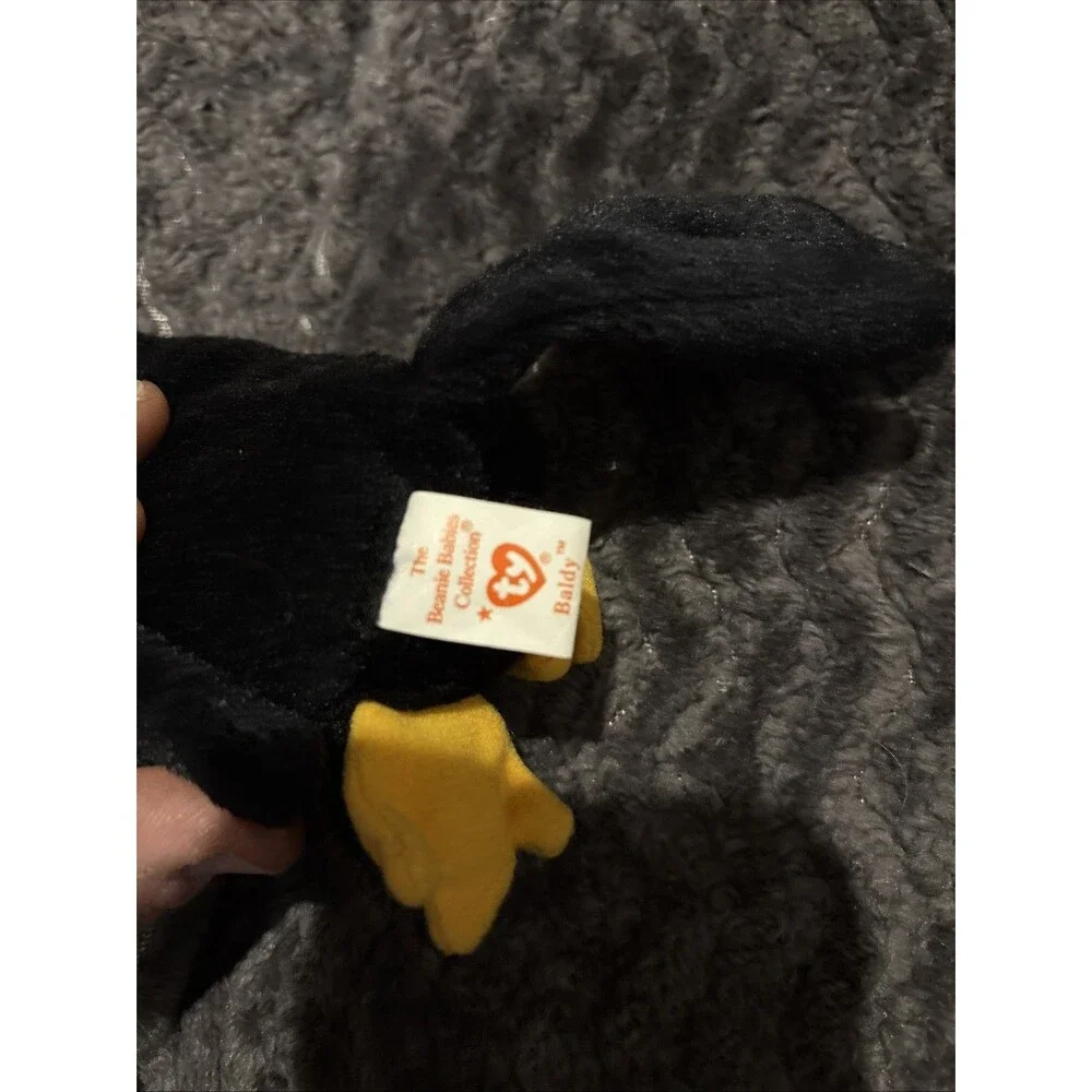 Lot of 3 TY Beenie Babies Fleece, Sammy, Baldy
